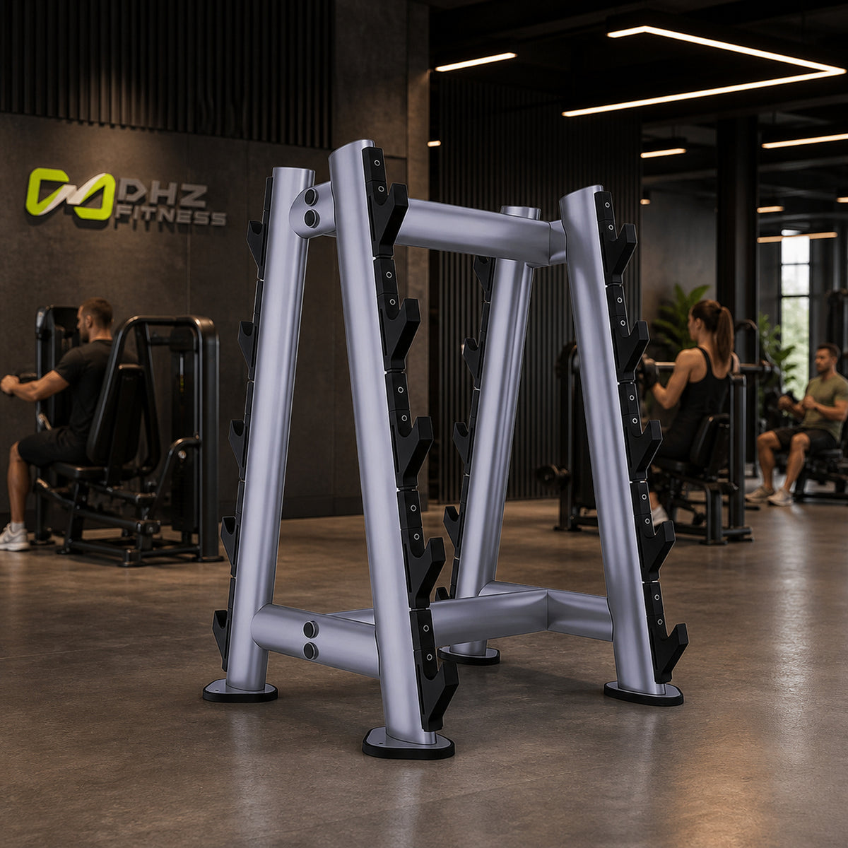 DHZ TITAN Extreme T942 Barbell Rack – Professioneller Langhantelständer – barbell rack langhantelstaender performance ambiente urban