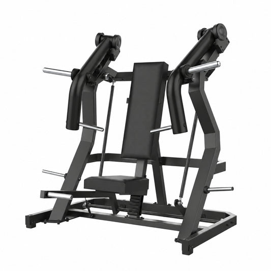 DHZ Y900 Y905L Brustpresse (Chest Press) mit Einstiegshilfe in Schwarz-Schwarz – Hauptansicht
