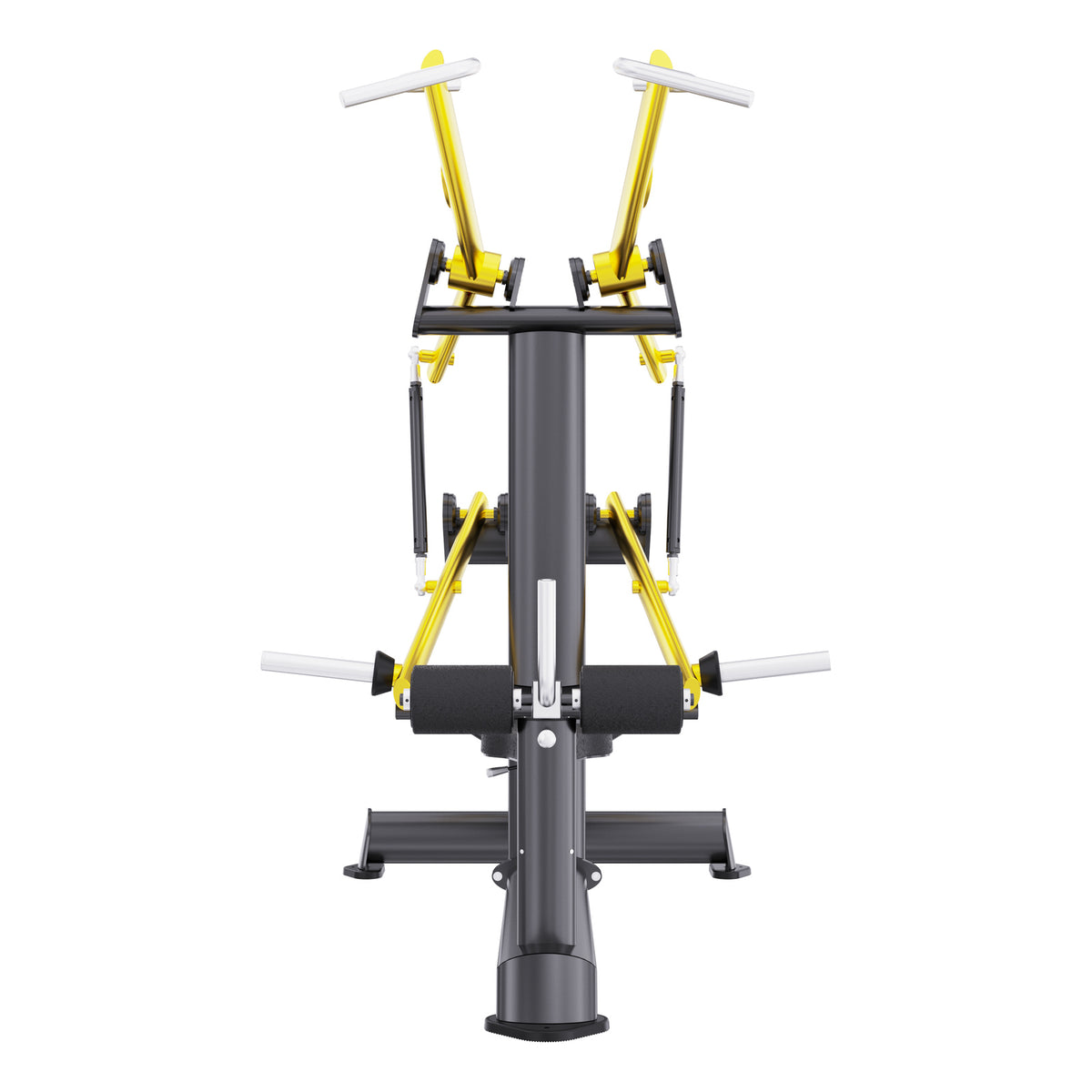 DHZ Titan Extreme T901 High Row – Rückansicht in Titan Schwarz-Gold