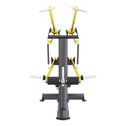 DHZ Titan Extreme T901 High Row – Rückansicht in Titan Schwarz-Gold