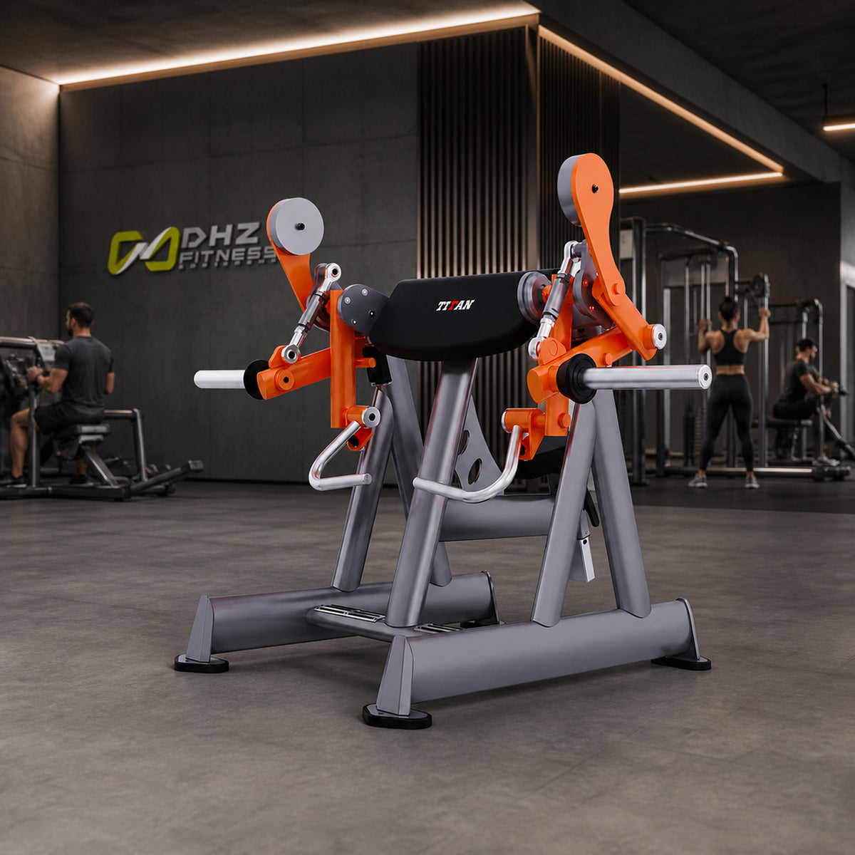 DHZ TITAN Extreme T908 Alternate Curling – Bizepsmaschine für isoliertes Armtraining – alternate curling bizepsmaschine performance ambiente urban