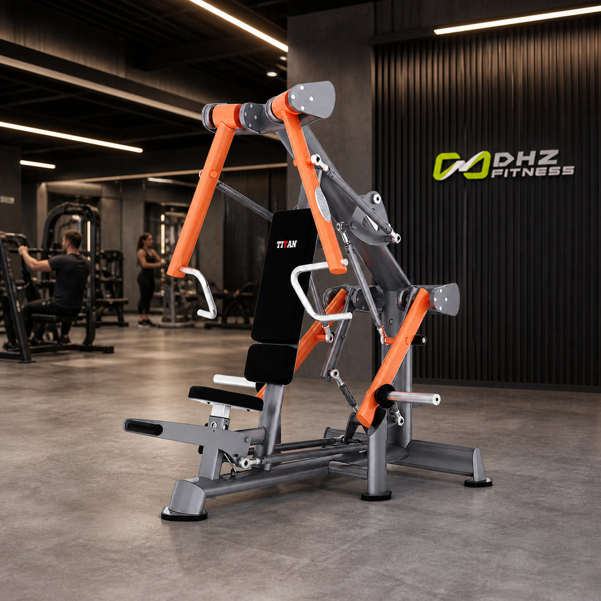 DHZ TITAN Extreme T914 Super Vertical Chest Press – Brustpresse für obere Brustmuskulatur – super vertical chest press obere brust performance ambiente urban