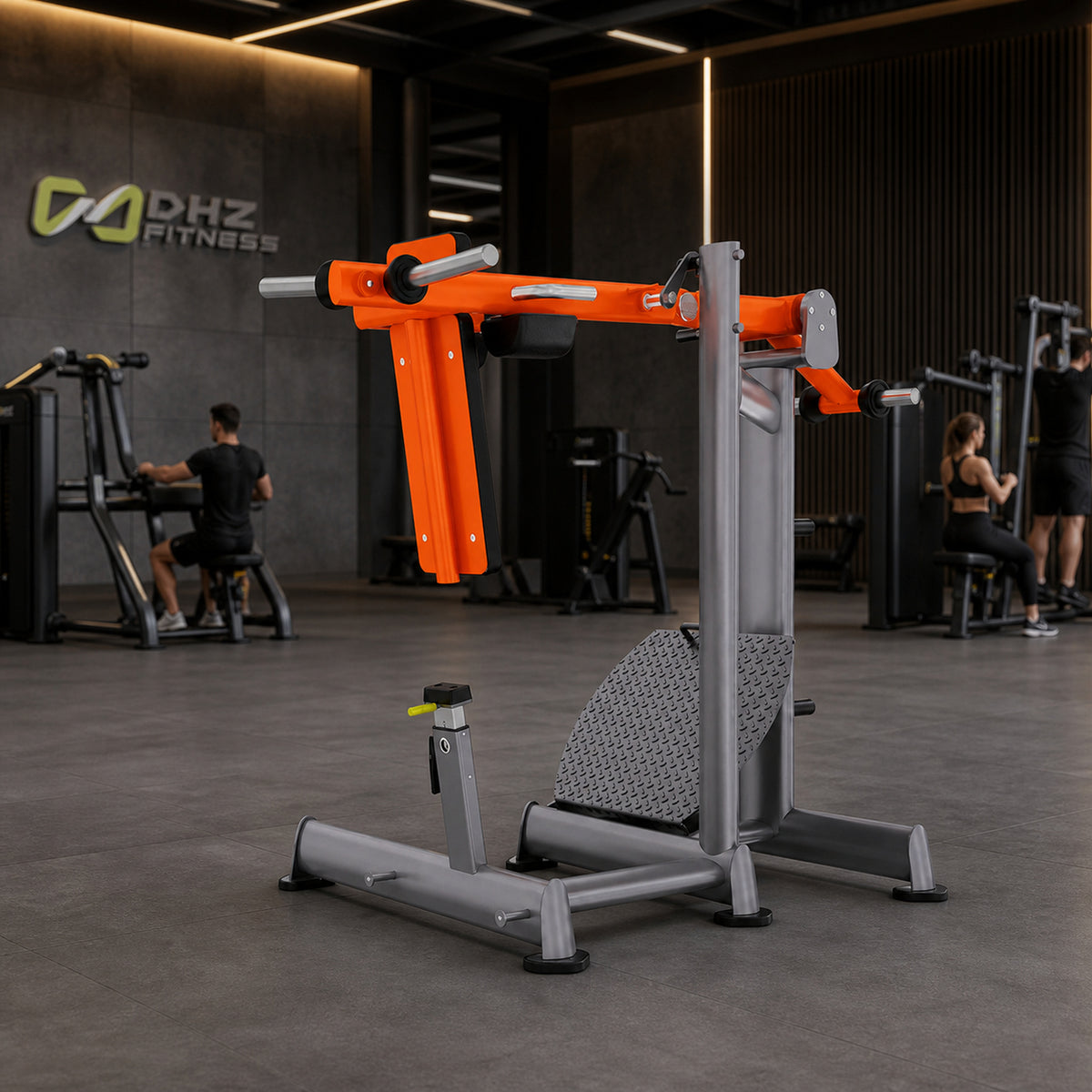 DHZ TITAN Extreme T916 Pendulum Squat – Kniebeugenmaschine für Bein- und Gesäßtraining – pendulum squat beintraining performance ambiente urban