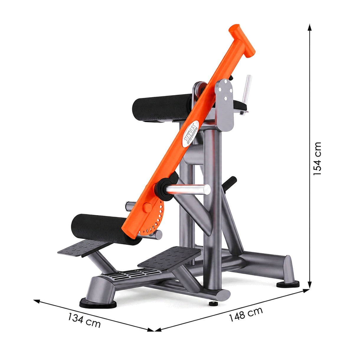 DHZ TITAN Extreme T924 Reverse Hyperextension – Reverse Hyper für Gesäß, Beinbeuger und Rückenstrecker – reverse hyperextension gesaesstraining abmessungen
