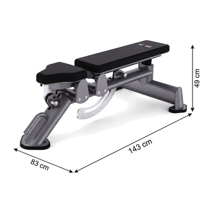 DHZ TITAN Extreme T927 Adjustable Bench – Verstellbare Hantelbank – adjustable bench verstellbare hantelbank abmessungen