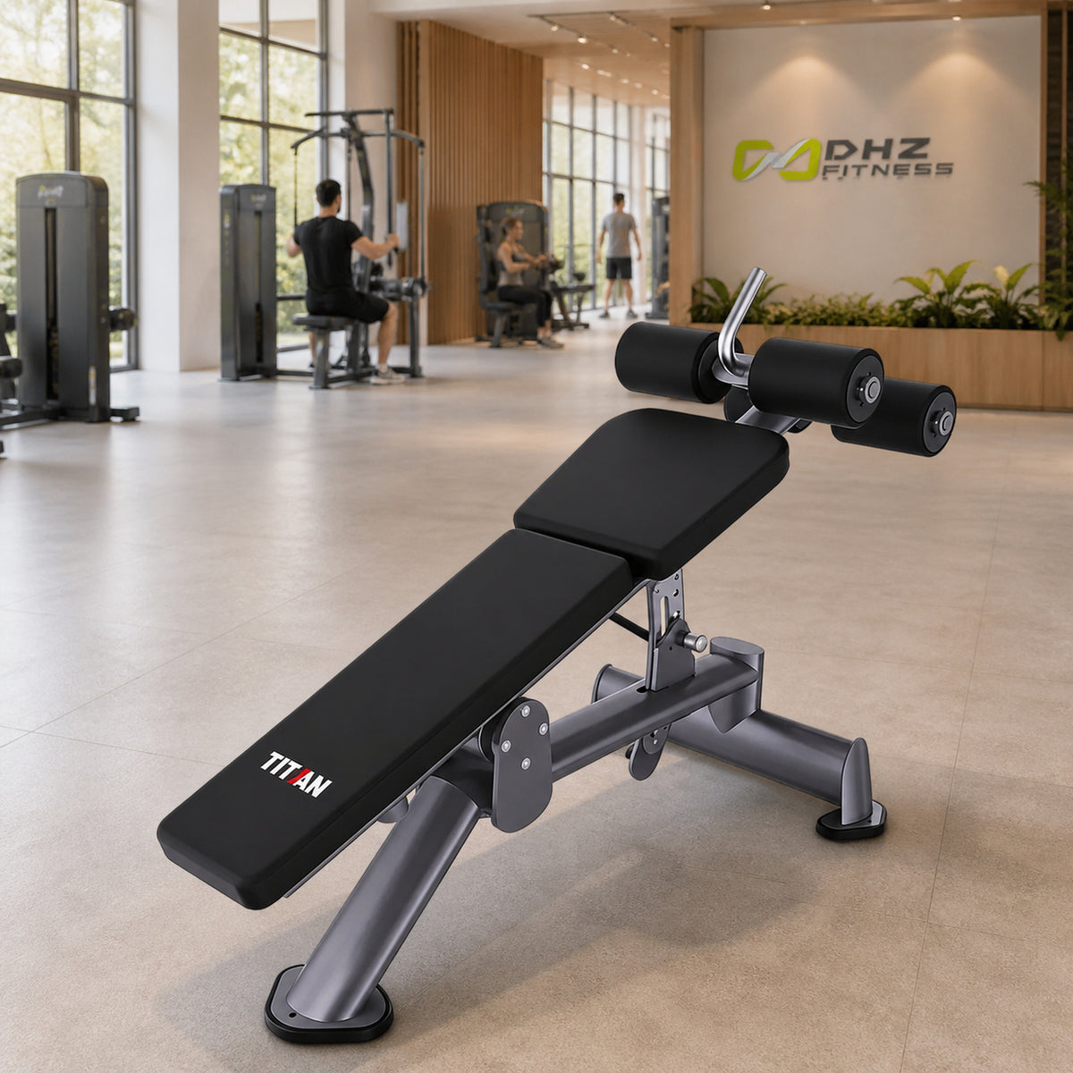 DHZ TITAN Extreme T929 Adjustable Decline Bench – Verstellbare Negativbank – adjustable decline bench negativbank premium ambiente hell