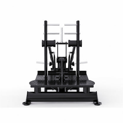 DHZ TITAN Extreme T940 Super Belt Squat – Professionelle Belt Squat Maschine für intensives Beintraining – super belt squat obsidian black frontansicht