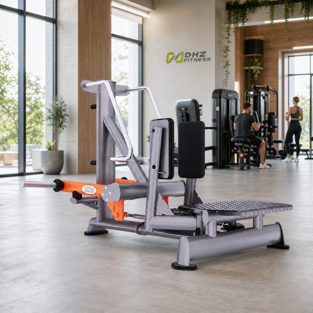 DHZ TITAN Extreme T947 Standing Abductor – Professionelle Plate-Loaded – standing abductor premium ambiente hell