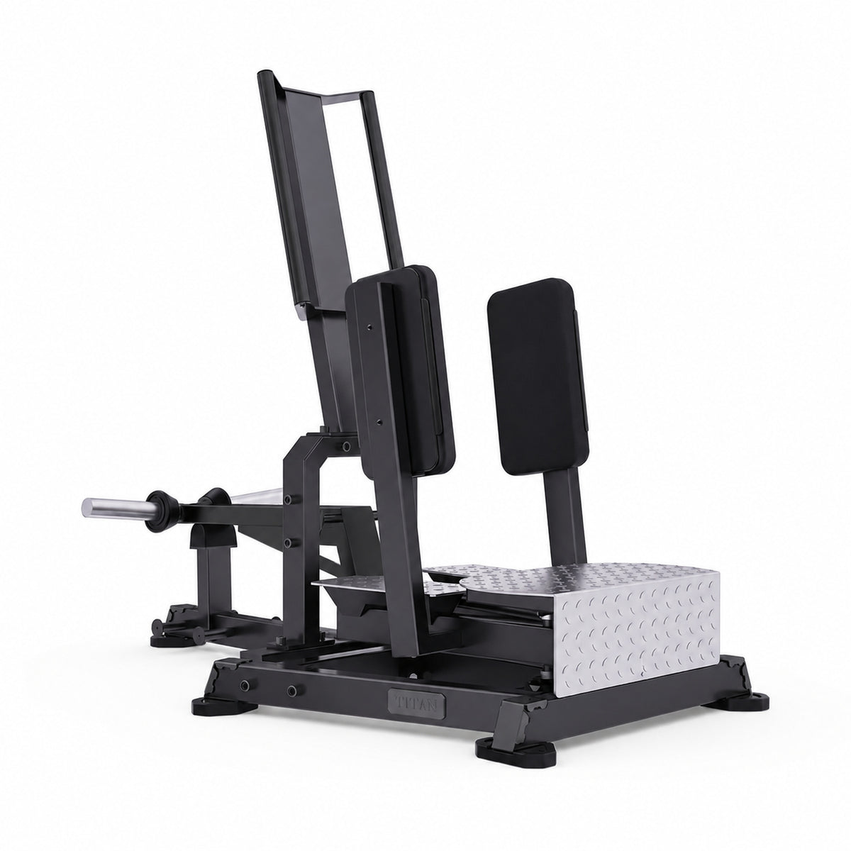 DHZ TITAN Mechanix Y985ZA Standing Abductor – Plate Loaded Abduktorenmaschine – dhz titan mechanix y985za standing abductor obsidian black hauptansicht 