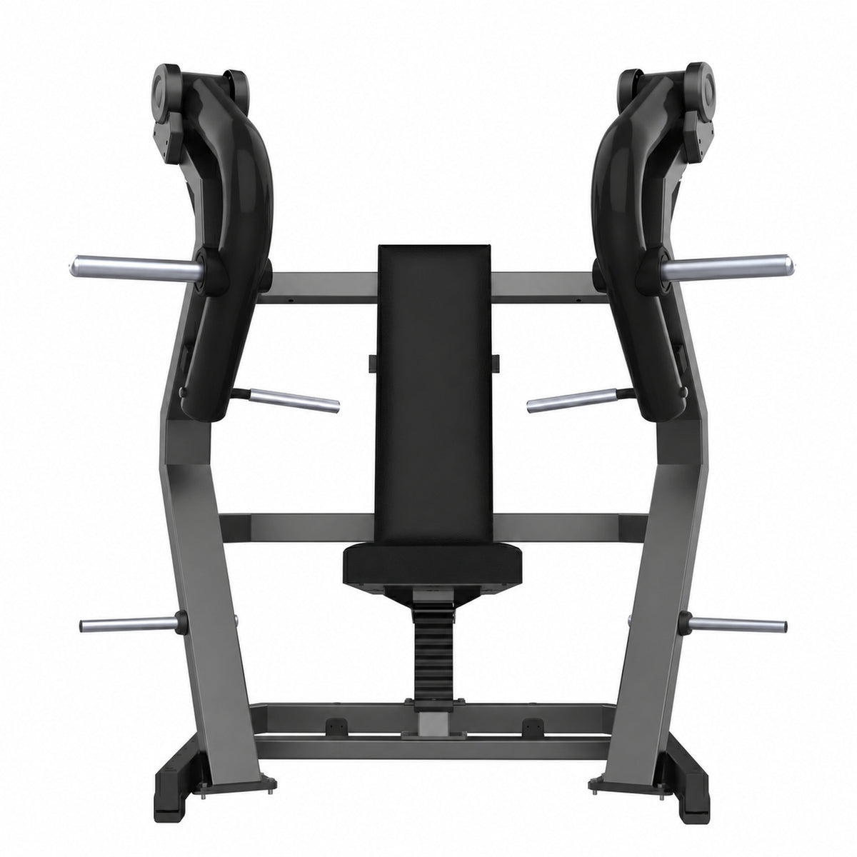 DHZ Y900 Y905 Brustpresse (Chest Press) in Schwarz-Schwarz – Frontansicht
