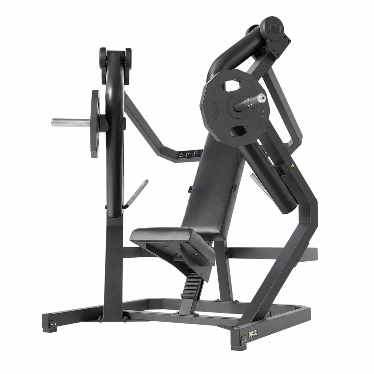 DHZ Y900 Y910 Decline-Brustpresse (Low Chest Press) in Schwarz-Schwarz – Hauptansicht