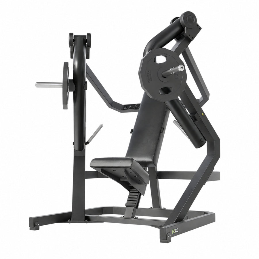 DHZ Y900 Y910 Decline-Brustpresse (Low Chest Press) in Schwarz-Schwarz – Hauptansicht