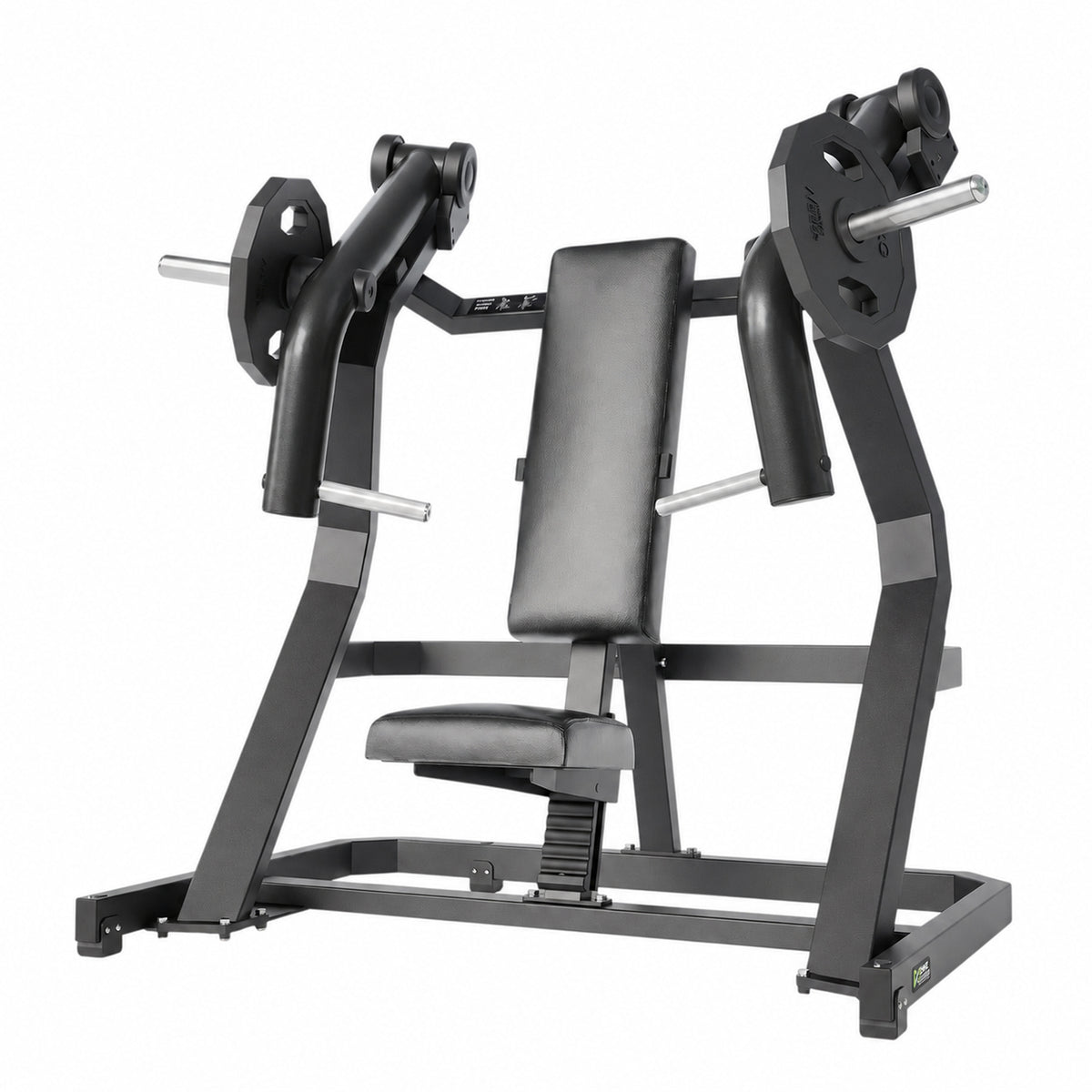 DHZ Y900 Y915 Schrägbank-Brustpresse (Incline Chest Press) in Schwarz-Schwarz – Hauptansicht