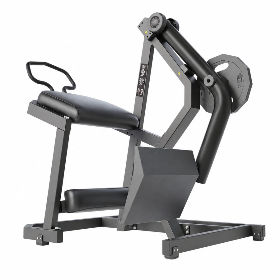 DHZ Y900 Y940 Glute-Kickback-Maschine (Rear Kick) in Schwarz-Schwarz – Hauptansicht