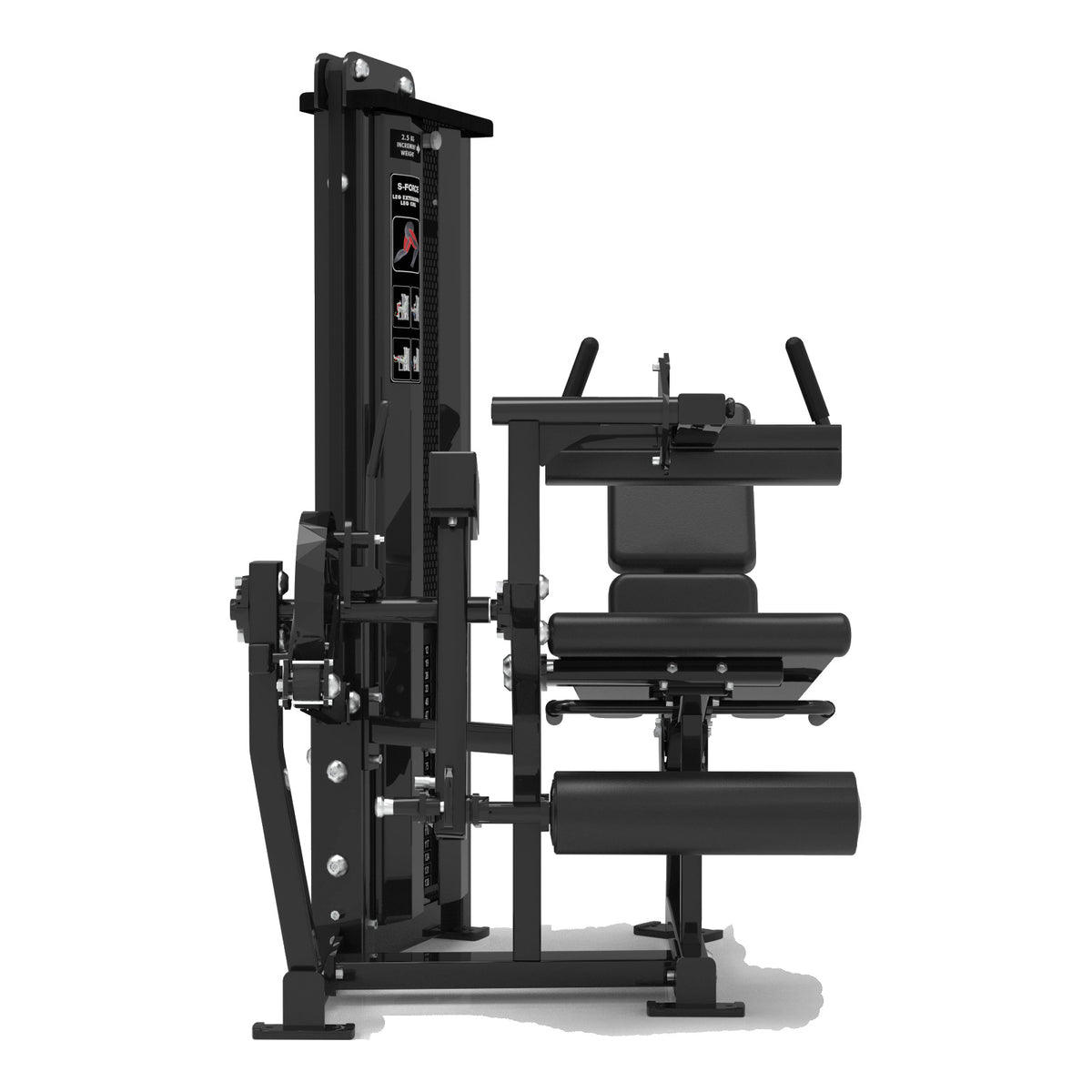 DHZ S-FORCE SM5086 Dual Leg Extension & Prone Leg Curl – předkopávání a zakopávání vleže pro fitness centra