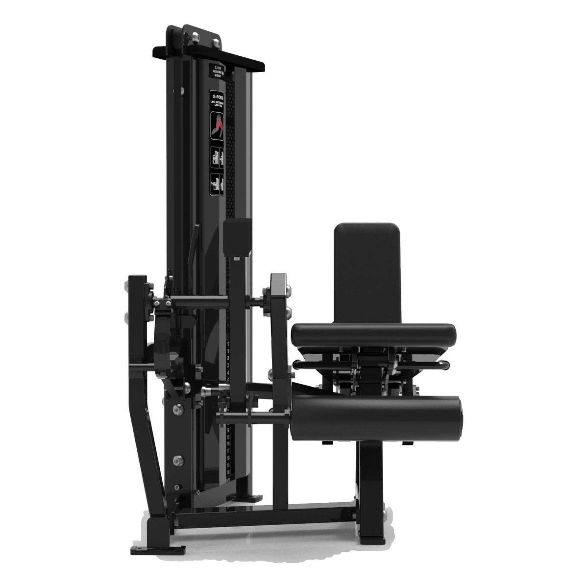 DHZ S-FORCE SM5090 Dual Leg Extension & Seated Leg Curl – Selectorized 2-in-1 Leg Machine for Commercial Gyms