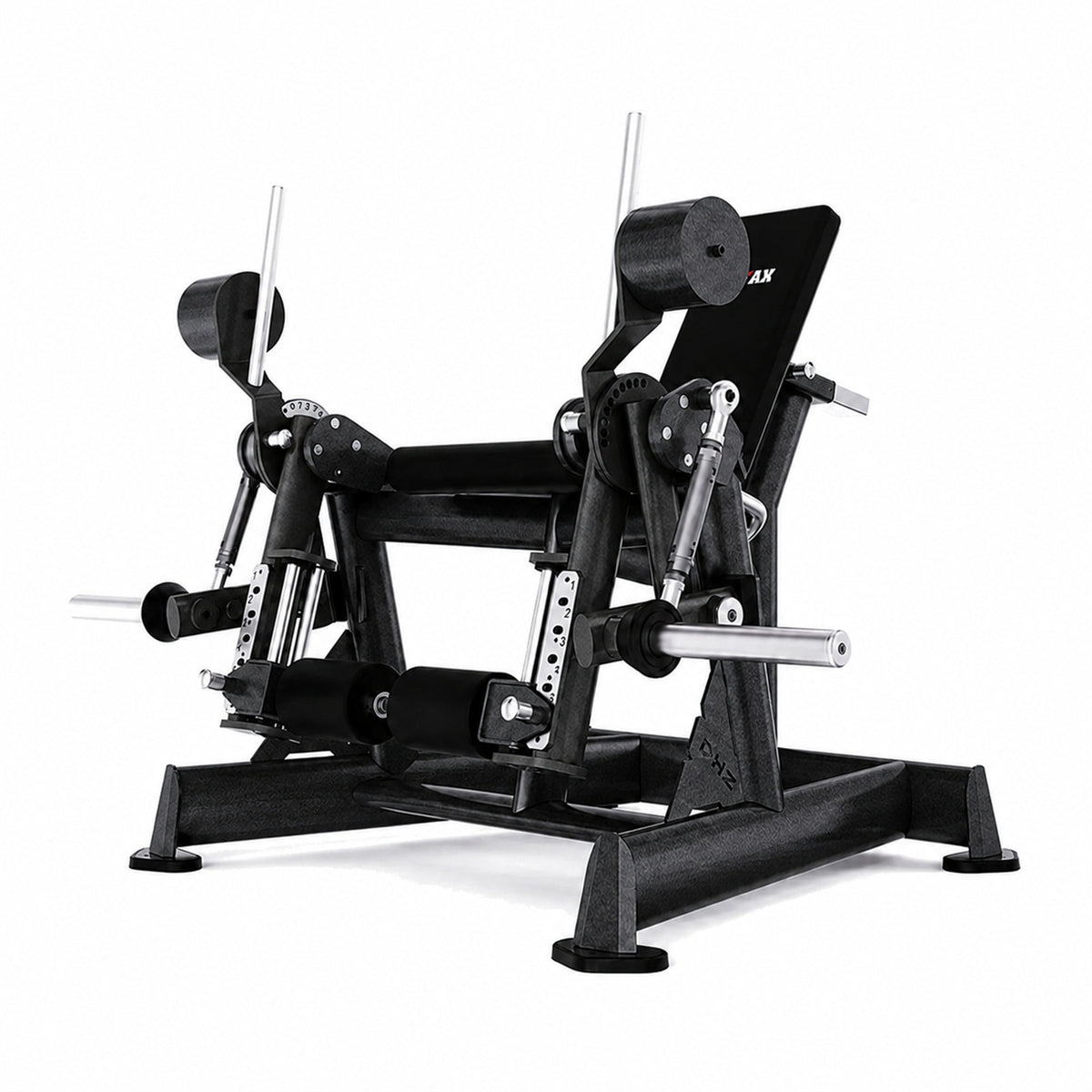 DHZ TITAN Extreme T906 Alternate Leg Extension – Beinstrecker für isoliertes Quadrizepstraining – alternate leg extension obsidian black hauptansicht