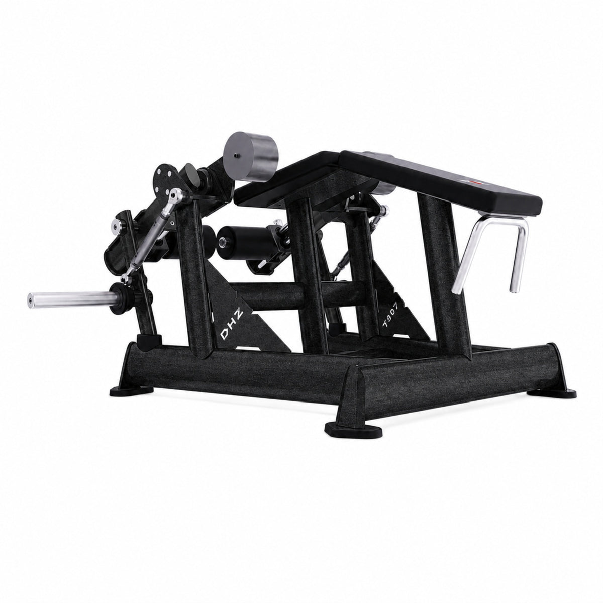 DHZ TITAN Extreme T907 Alternate Leg Curl – Beinbeuger für isoliertes Hamstring-Training – alternate leg curl obsidian black hauptansicht