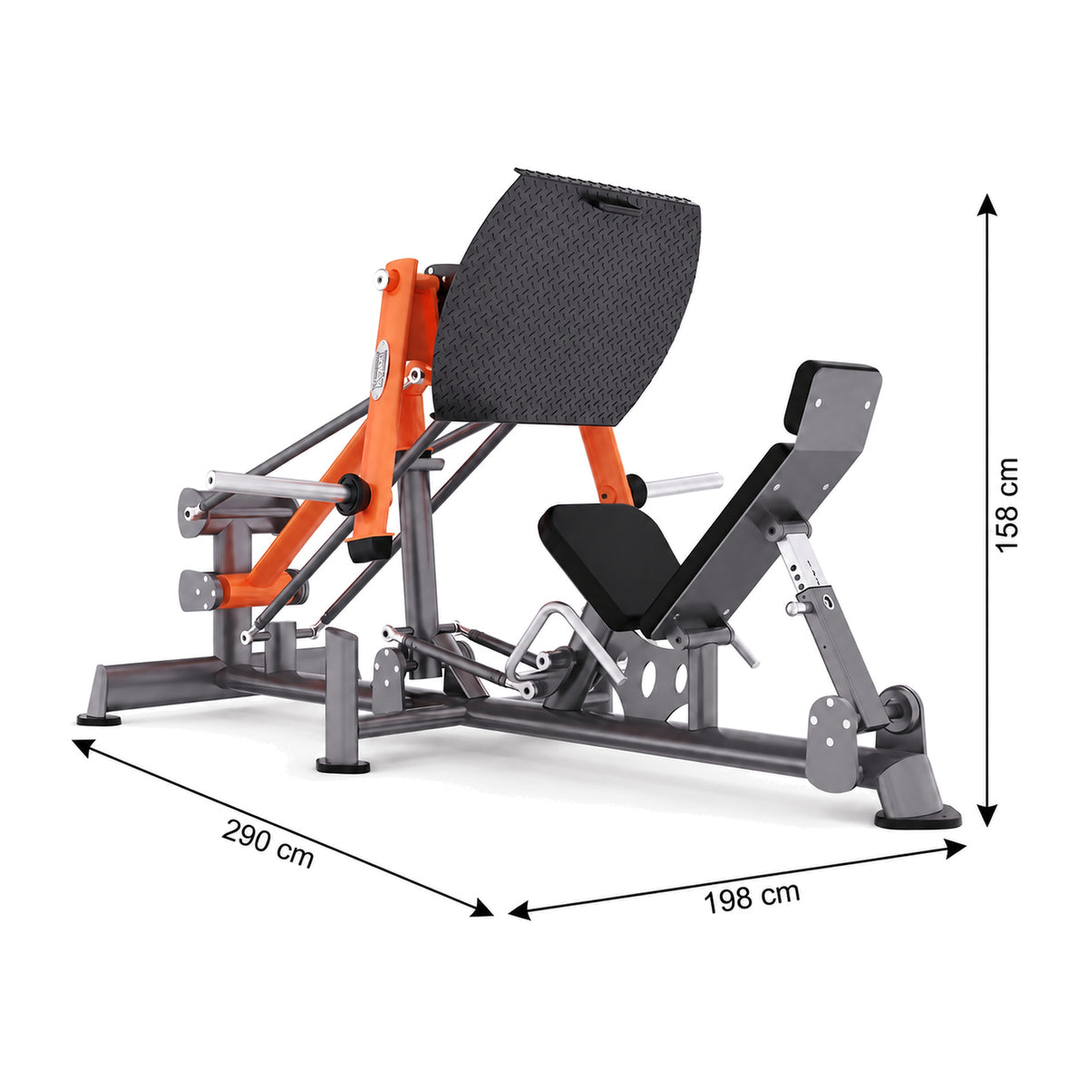 DHZ TITAN Extreme T915 Leg Press Bridge – Beinpresse für Quadrizeps- und Beintraining – leg press bridge beinpresse abmessungen