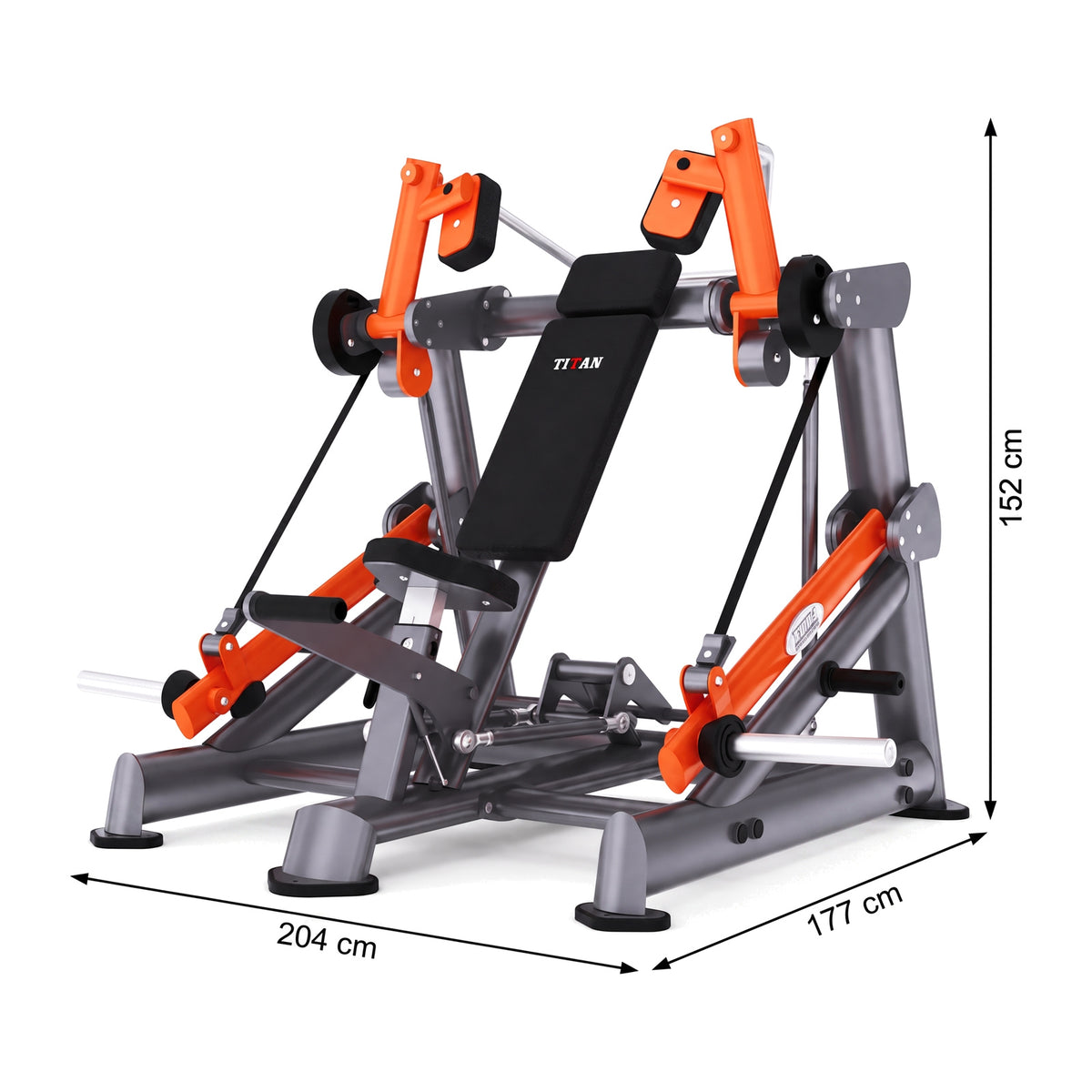 DHZ TITAN Extreme T920 Pull Over – Pullover-Maschine für Latissimus- und Oberkörpertraining – pull over latissimusmaschine abmessungen
