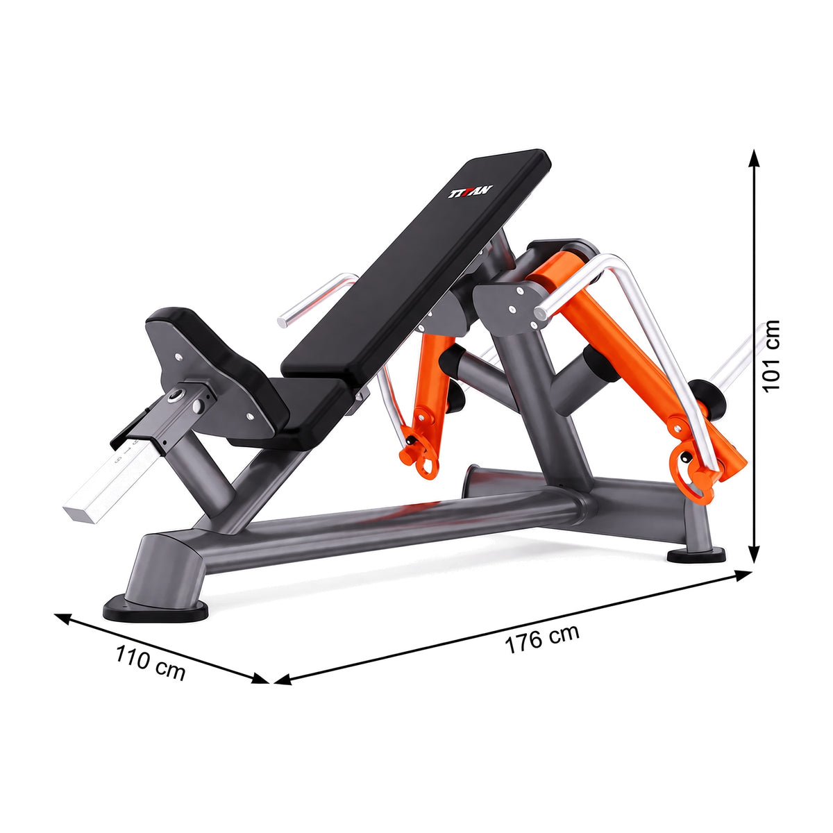 DHZ TITAN Extreme T921 Incline Fly – Schrägbank Butterfly für obere Brust – incline fly obere brust abmessungen