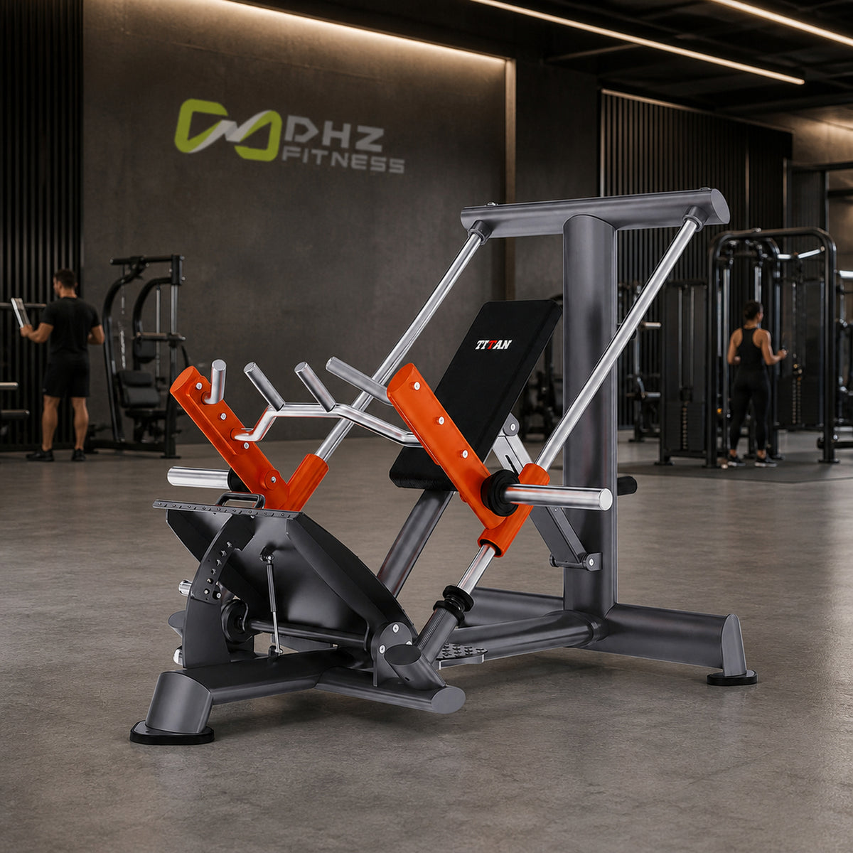 DHZ TITAN Extreme T923 Incline Linear Row – Linearer Rückentrainer – incline linear row rueckentrainer performance ambiente urban