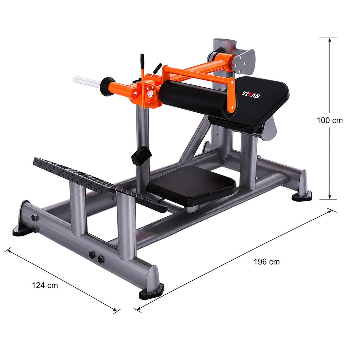 DHZ TITAN Extreme T925 Roller Hip Thrust – Hip Thrust Maschine für Gesäßtraining – roller hip thrust gesaesstraining abmessungen