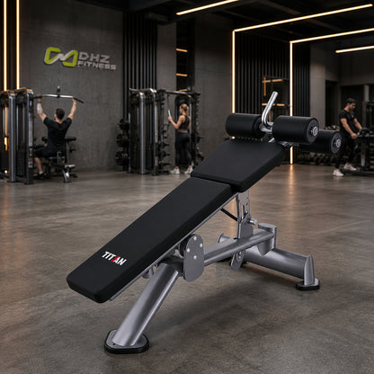 DHZ TITAN Extreme T929 Adjustable Decline Bench – Verstellbare Negativbank – adjustable decline bench negativbank performance ambiente urban