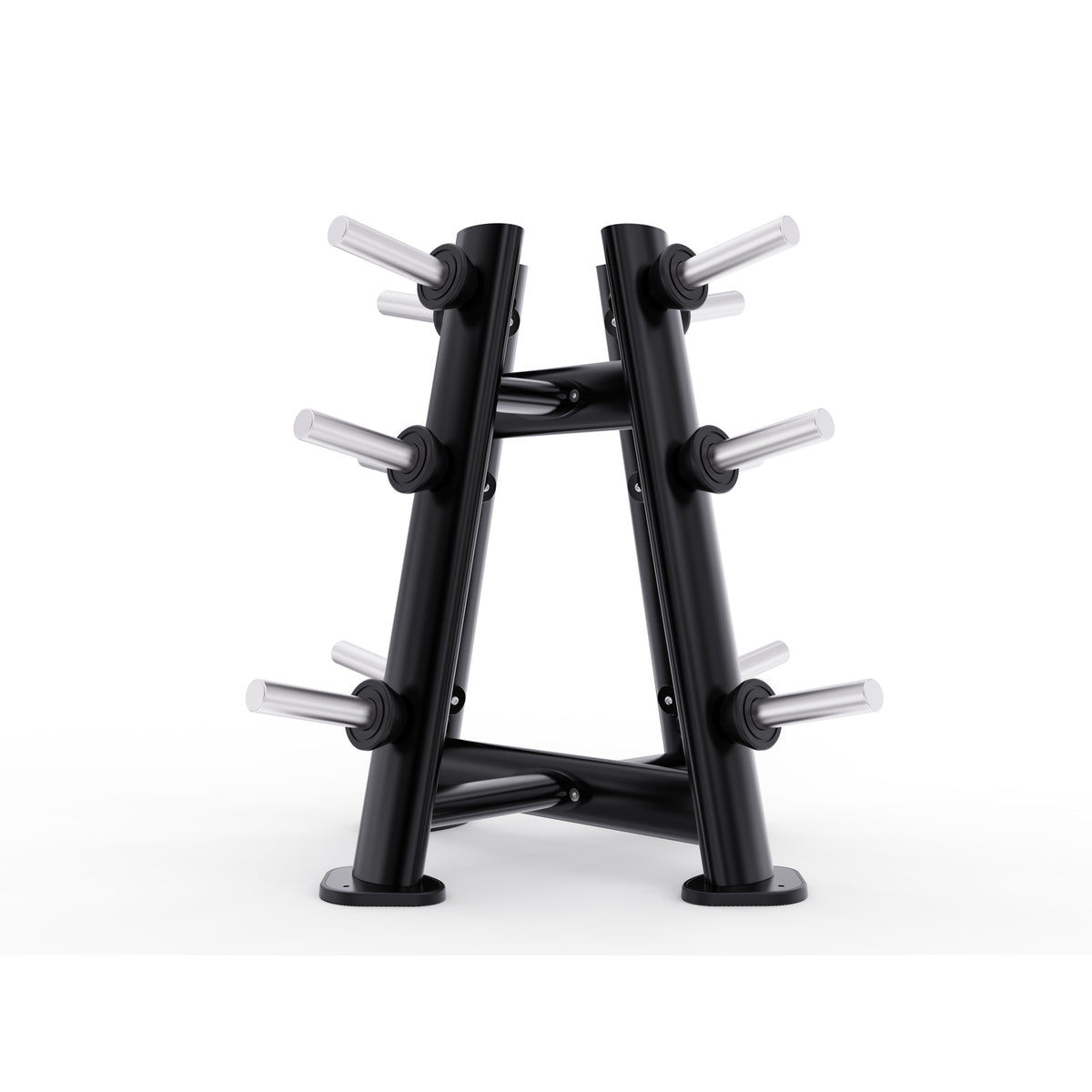 DHZ TITAN Extreme T945 Deluxe Weight Tree – Professioneller Scheibenständer – deluxe weight tree obsidian black dreiviertelansicht