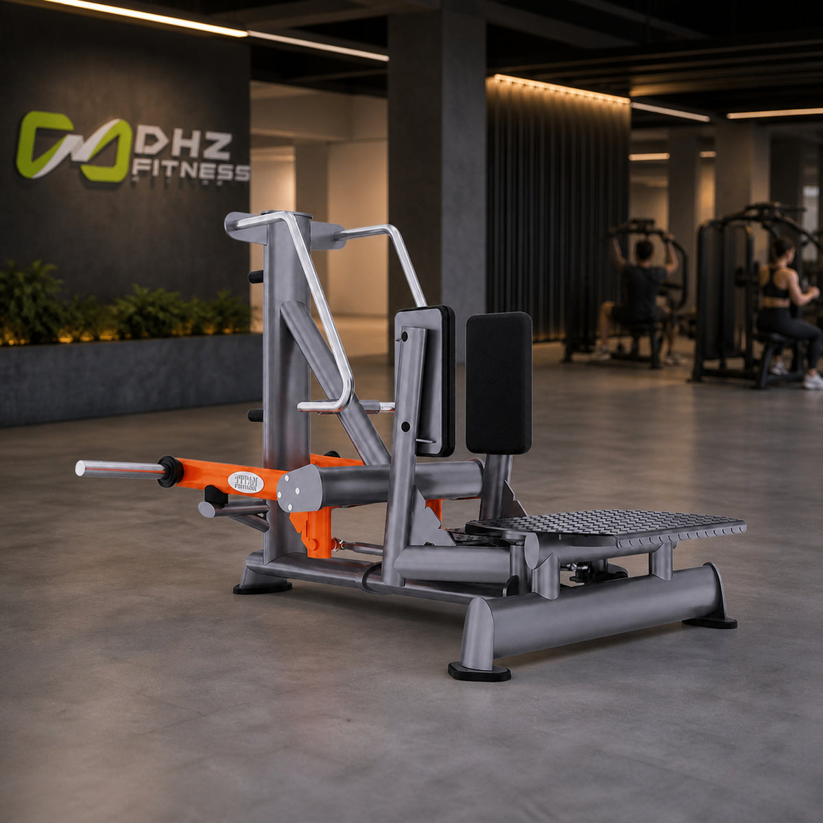 DHZ TITAN Extreme T947 Standing Abductor – Professionelle Plate-Loaded – standing abductor performance ambiente urban