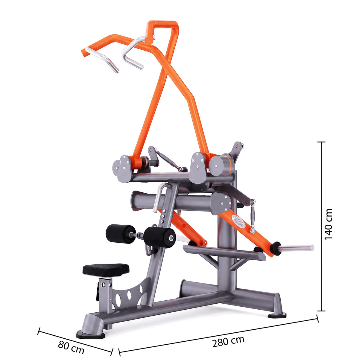 DHZ TITAN Extreme T949 Super Circular Lat Pull – super circular lat pull abmessungen