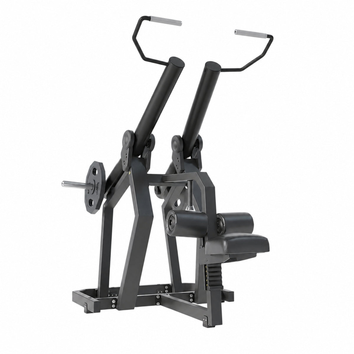DHZ Y900 Y920 Latzugmaschine (Pull Down) in Schwarz-Schwarz – Frontansicht