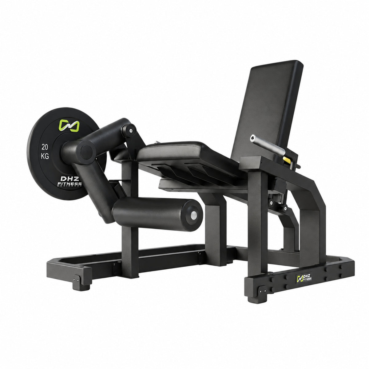 DHZ Y900 Y960 Beinstrecker (Leg Extension) in Schwarz-Schwarz – Hauptansicht