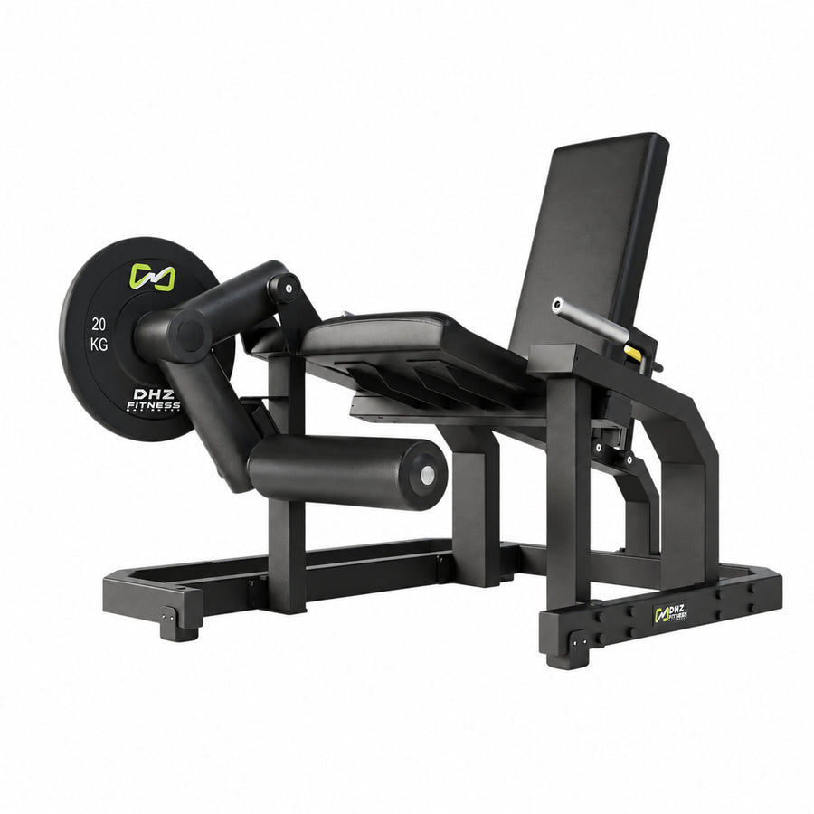 DHZ Y900 Y960 Beinstrecker (Leg Extension) in Schwarz-Schwarz – Hauptansicht