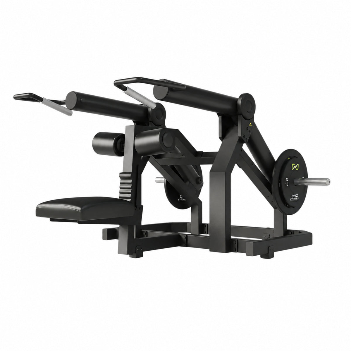 DHZ Y900 Y965 Sitzende Dip-Maschine (Seated Dip) in Schwarz-Schwarz – Hauptansicht