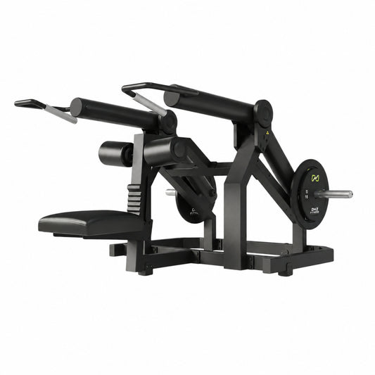 DHZ Y900 Y965 Sitzende Dip-Maschine (Seated Dip) in Schwarz-Schwarz – Hauptansicht
