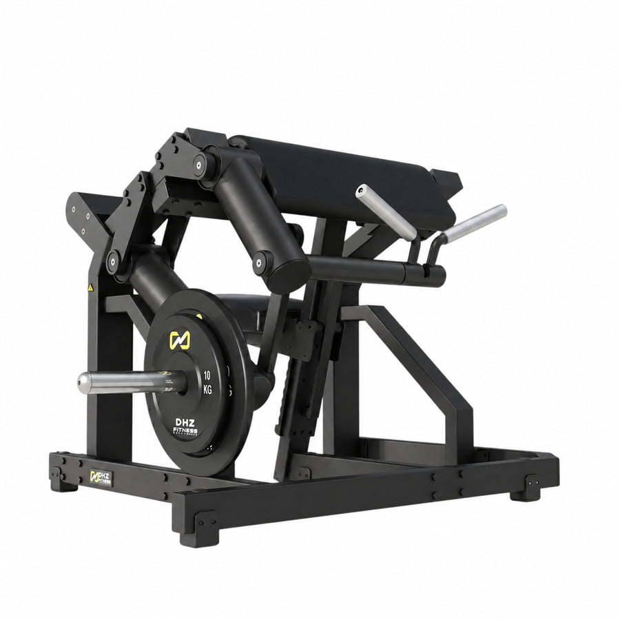 DHZ Y900 Y970 Bizepsmaschine (Biceps Curl) in Schwarz-Schwarz – Hauptansicht