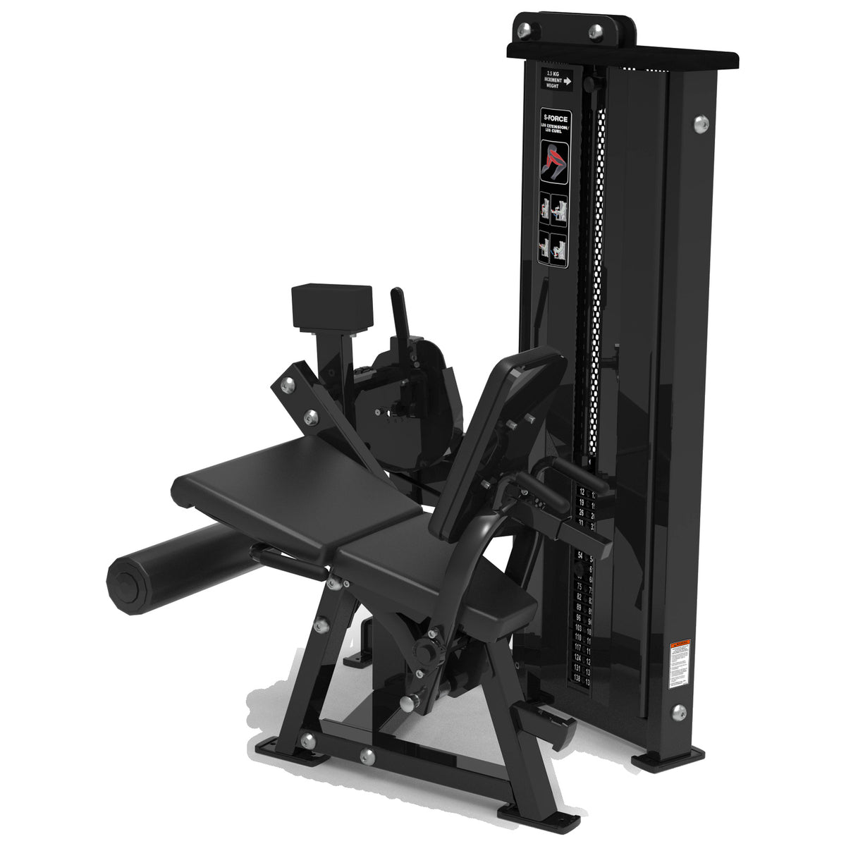 DHZ S-FORCE SM5090 Dual Leg Extension & Seated Leg Curl – Selectorized 2-in-1 Leg Machine for Commercial Gyms