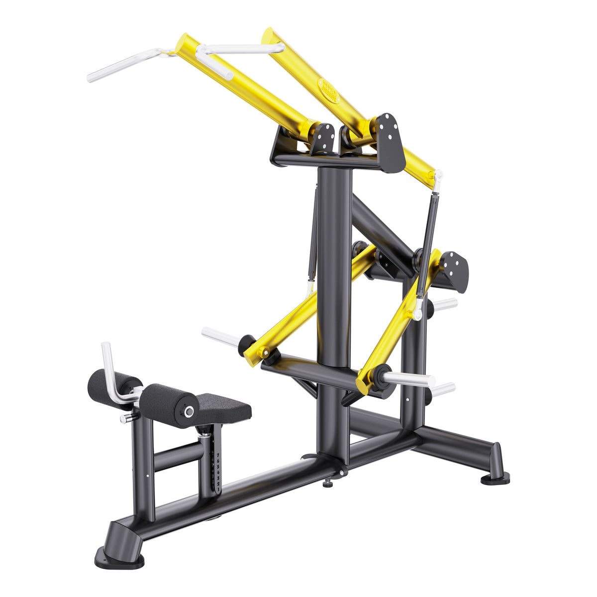 DHZ Titan Extreme T901 High Row – Ansicht vorne links in Titan Schwarz-Gold