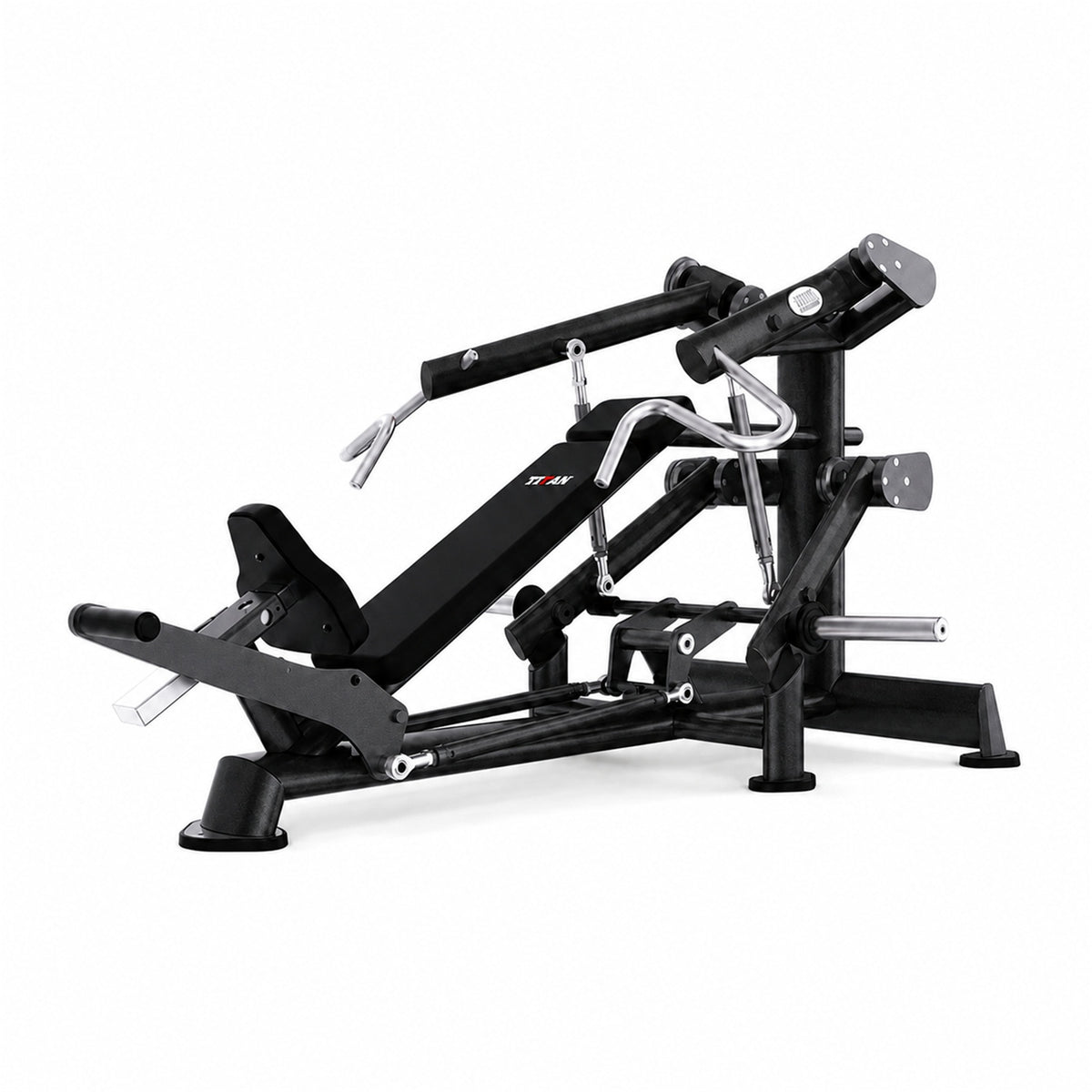 DHZ TITAN Extreme T910 Super Incline Chest Press – Schrägbank Brustpresse für obere Brust – super incline chest press obsidian black hauptansicht