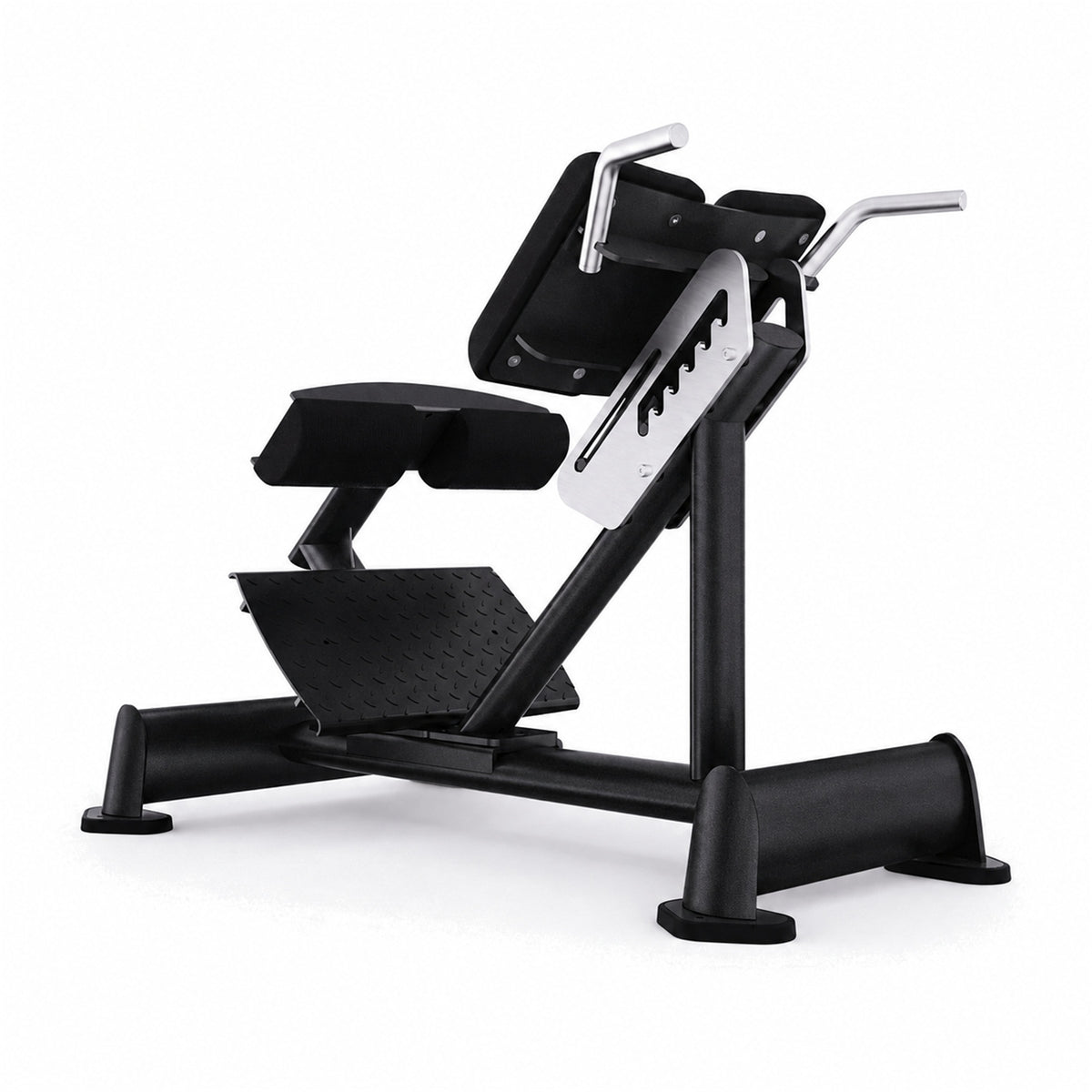 DHZ TITAN Extreme T935 Back Extension – Professionelle Hyperextension Bank für das Rückenstreckertraining – back extension hyperextension bank obsidian black hauptansicht