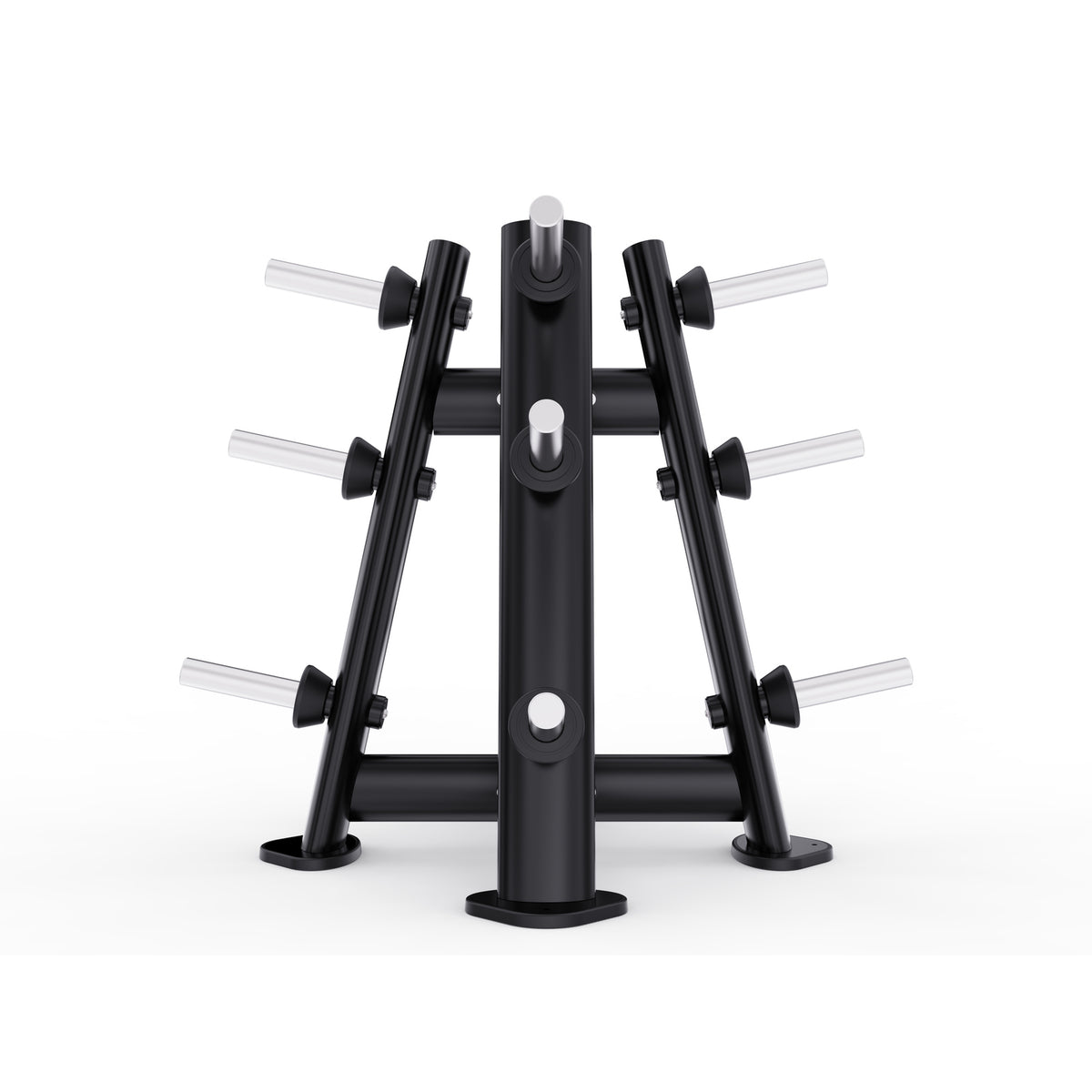 DHZ TITAN Extreme T945 Deluxe Weight Tree – Professioneller Scheibenständer – deluxe weight tree obsidian black frontansicht