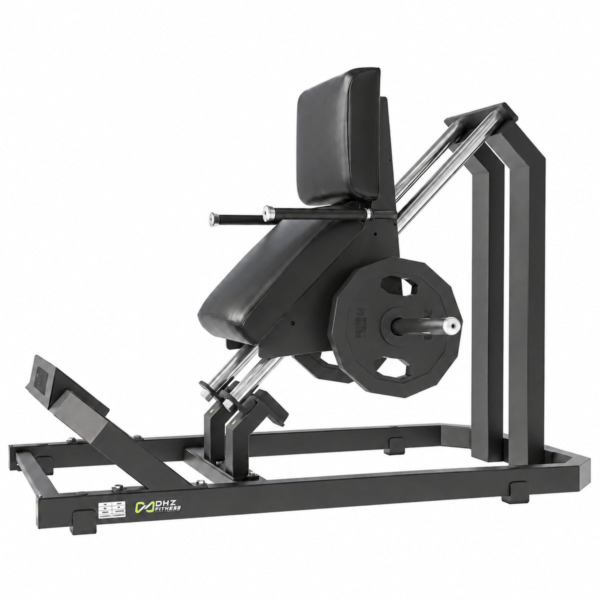 DHZ Y900 Y945 Wadenmaschine (Calf) in Schwarz-Schwarz – Hauptansicht