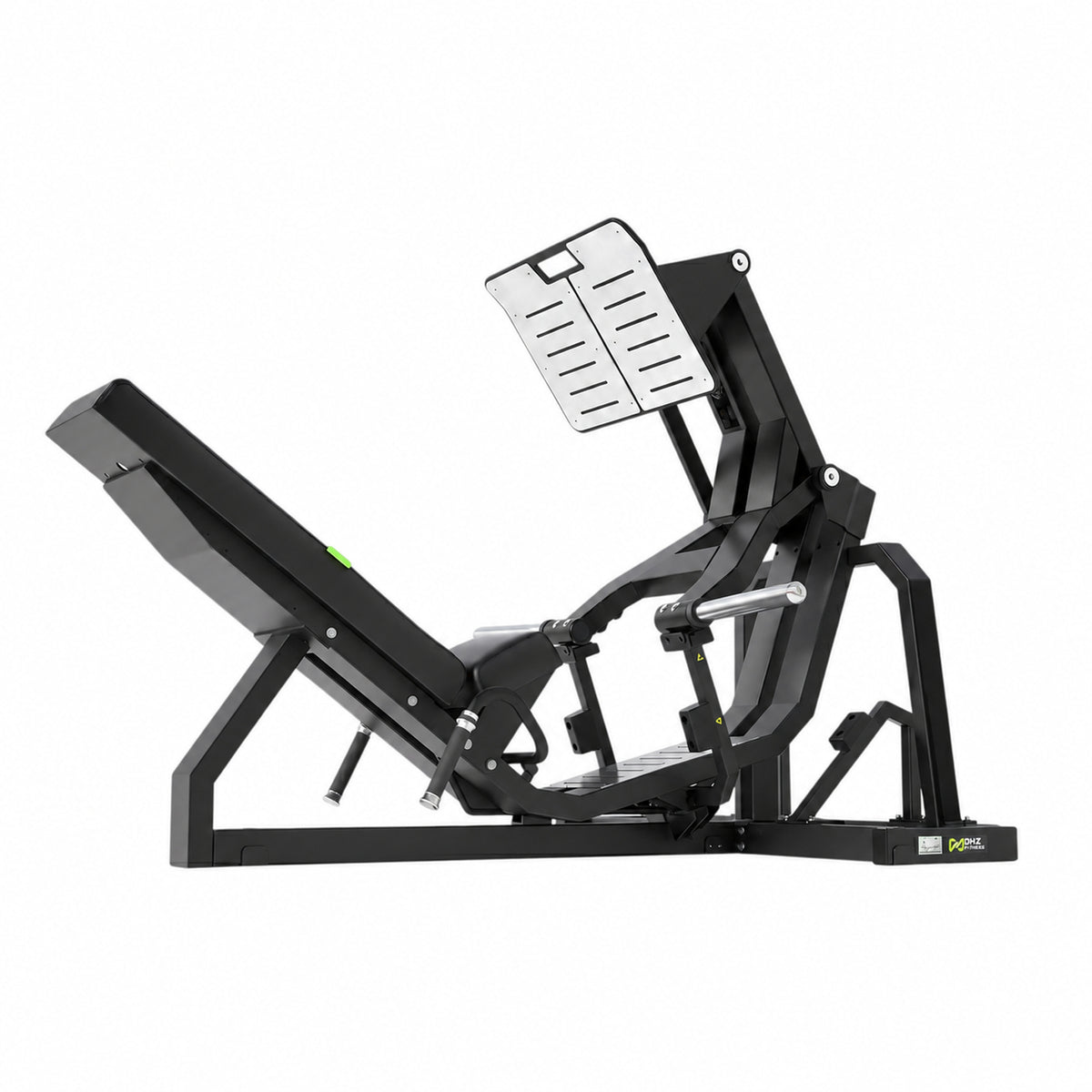 DHZ Y900 Y950 Beinpresse (Leg Press) in Schwarz-Schwarz – Seitenansicht