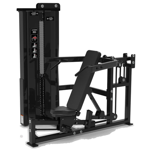 DHZ S-FORCE SM5084 Dual Brust- & Schulterpresse für gewerbliche Fitnessstudios