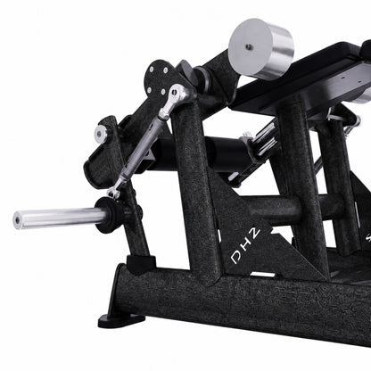 DHZ TITAN Extreme T907 Alternate Leg Curl – Beinbeuger für isoliertes Hamstring-Training – alternate leg curl obsidian black mechanik detail