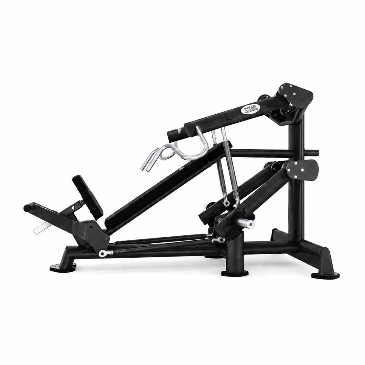 DHZ TITAN Extreme T910 Super Incline Chest Press – Schrägbank Brustpresse für obere Brust – super incline chest press obsidian black seitenansicht