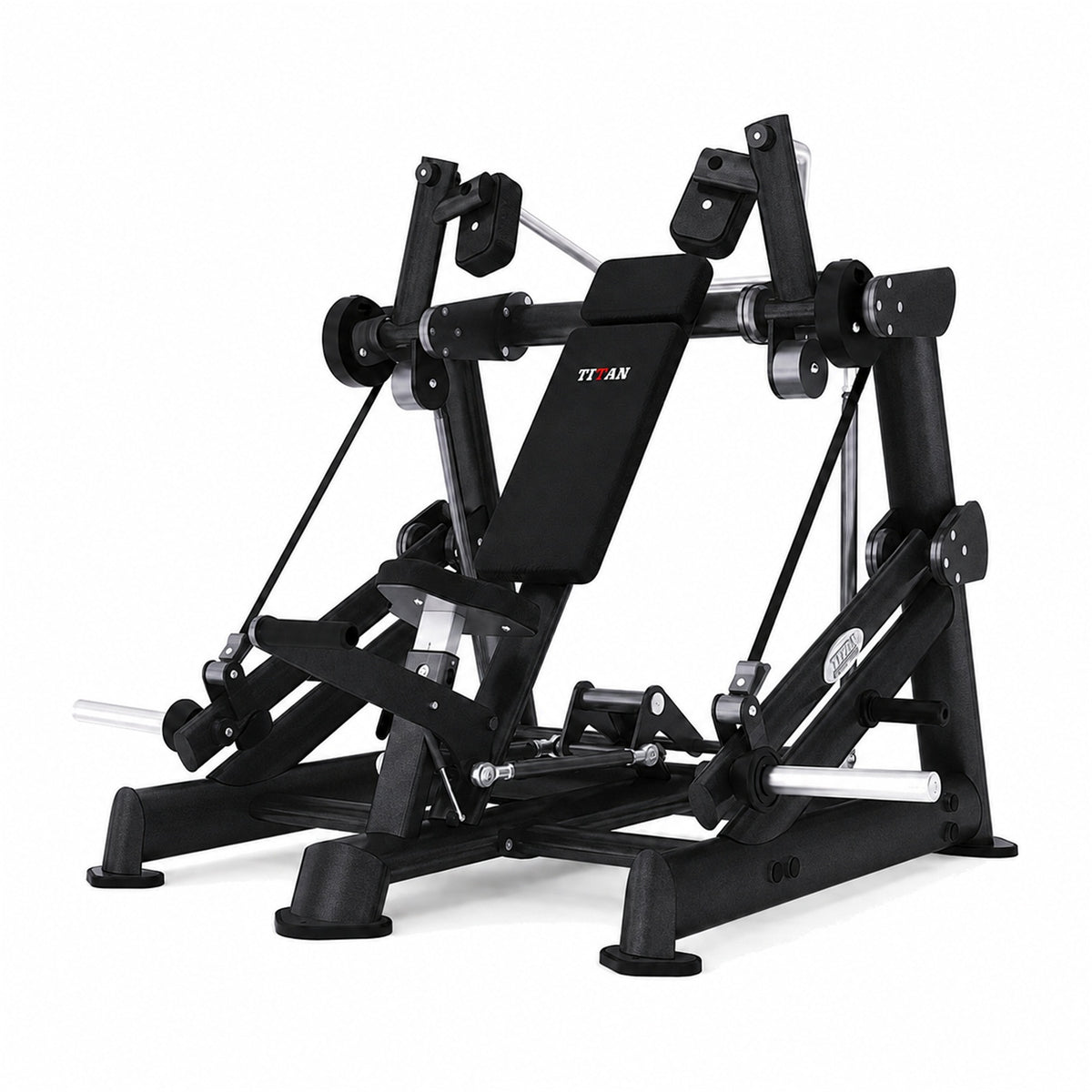 DHZ TITAN Extreme T920 Pull Over – Pullover-Maschine für Latissimus- und Oberkörpertraining – pull over latissimusmaschine obsidian black hauptansicht