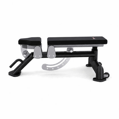 DHZ TITAN Extreme T927 Adjustable Bench – Verstellbare Hantelbank – verstellbare hantelbank obsidian black produktansicht 02