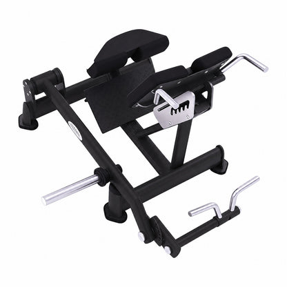 DHZ TITAN Extreme T936 Dual 45° Hip Extension – Glute- & Hamstring-Maschine – dual 45 degree hip extension obsidian black draufsicht